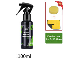 (100 ml) Hffff-s6 Rivestimento ceramico per auto Vernice a specchio lucida Spray di cera cristallina