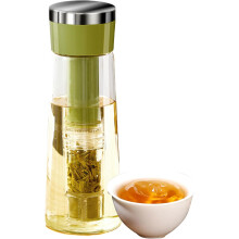 (Green) Cold Brew Coffee Maker, Press Type Cold Pot, Removable Mesh Filter and Airtight Seal for Smooth Brewing at Home, Studio, Breakroom, Cafe