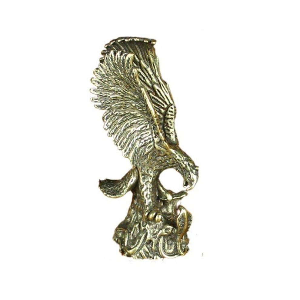 (S) Small Eagle Statue Solid Brass Eagle Ornaments Simulation Eagle Wings Ornaments  Photo Props