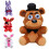 (Bonnie)Πέντε Νύχτες στο Freddy Απαλό Μαλακό Αξιολάτρευτο Αρκουδάκι, Fox Bonnie, Χρυσά 5