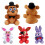 (Bonnie)Πέντε Νύχτες στο Freddy Απαλό Μαλακό Αξιολάτρευτο Αρκουδάκι, Fox Bonnie, Χρυσά 3