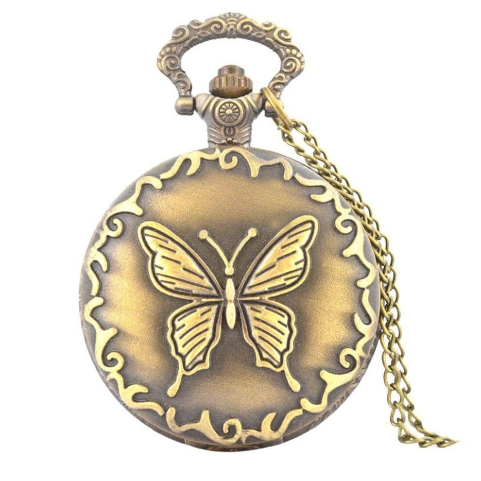 (9) Men Quartz Vintage Fob Watches Pocket Pocket Watch Steampunk