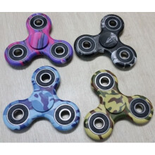 (Camouflage purple)Camouflage Trispinner Fidget Toys 3d Fidget E Hand Spinner Anti Toys Stress