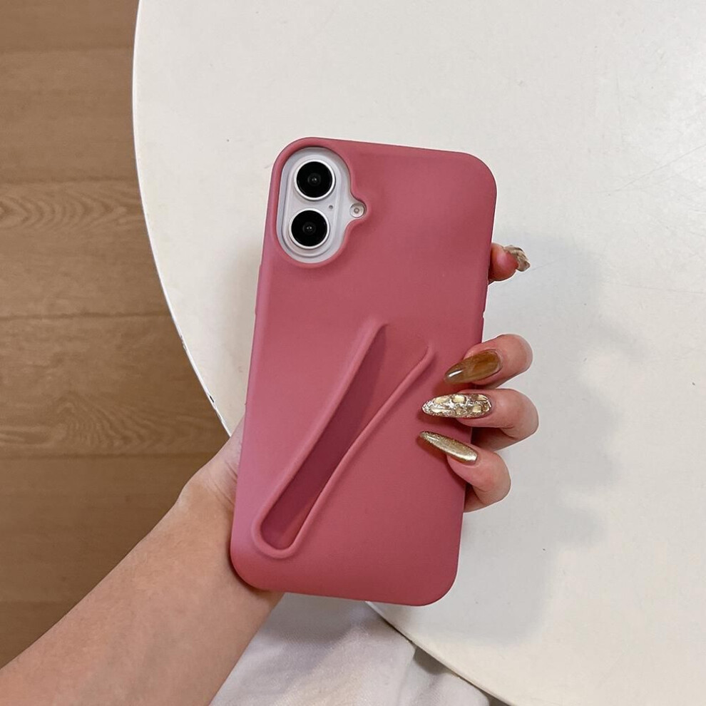 (neon fuchsia, iPhone 14 Pro) Phone Cases for iPhone 11 13 16 Pro Max iPhone 14 15 Pro Max 12 13 Pro Max 13 Pro 14 Pro Lipstick Color Silicone Anti-fall Mobile Phone Case