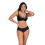 (black, 40) Large size new lace trim bra full coverage bra, no padding, ultra-thin and comfortable 7