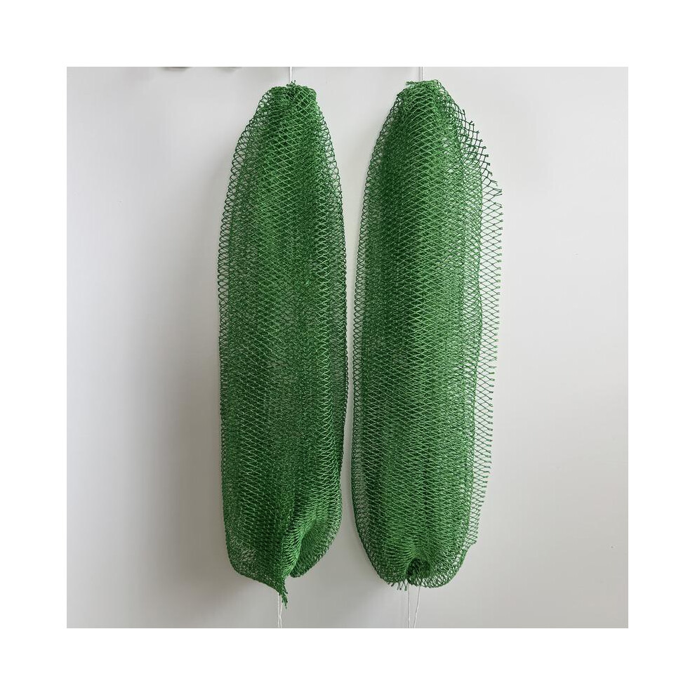 (Green) 2 PCS Authentic African Exfoliating Bath Net Sponge