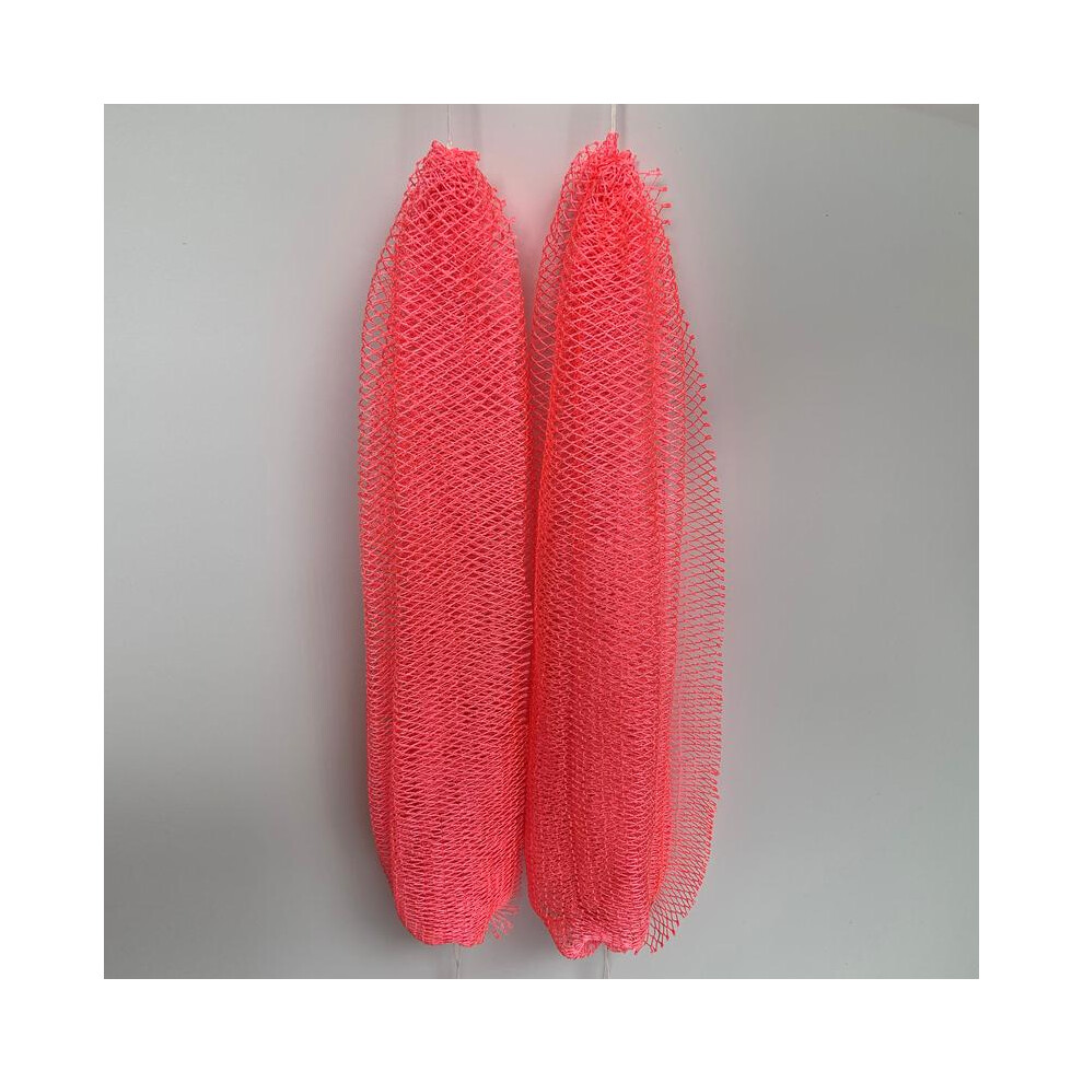 (Pink) 2 PCS Authentic African Exfoliating Bath Net Sponge
