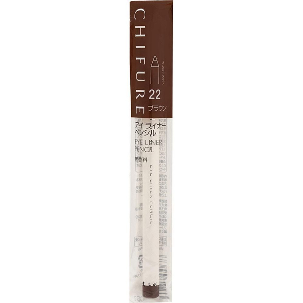 Chifure Eyeliner Pencil 22 Brown Eye makeup Eyeliner  Draw a clear line at the edge of the eye, filling in the space between lashes. Be su