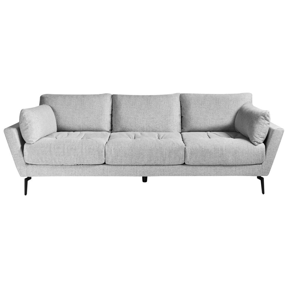 Sofa NENOLA Fabric Grey 4 Seater