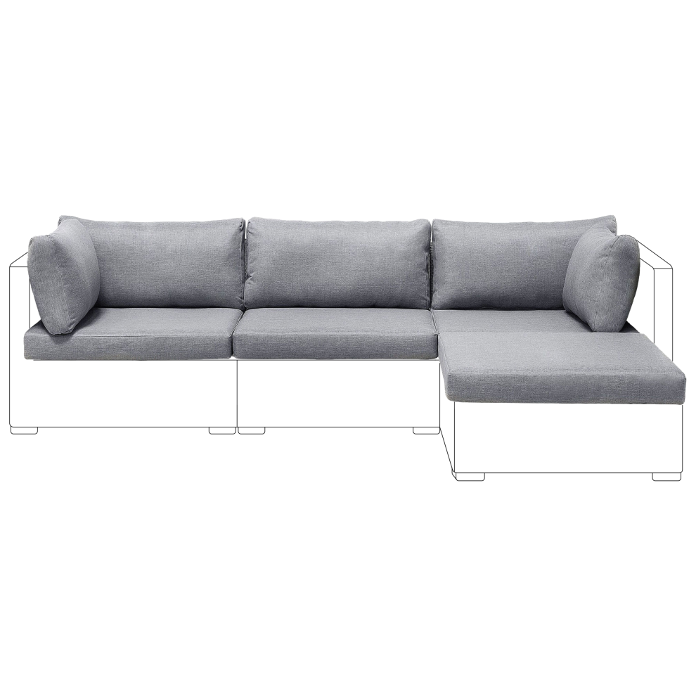 Outdoor Cushion Cover Set SANO Light Grey