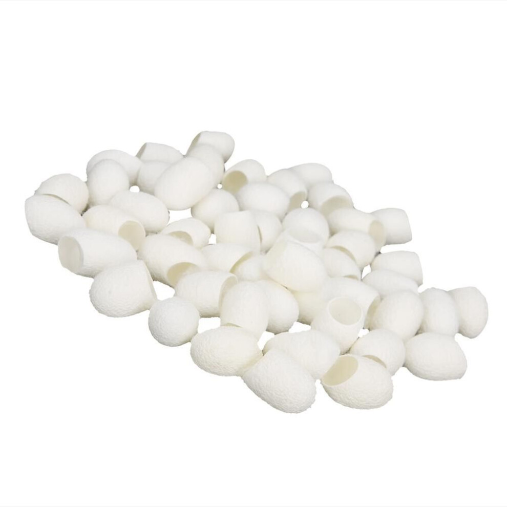 50pcs Facial Care Natural Silks Cocoons Blackhead Removal Exfoliating Silkworm Balls