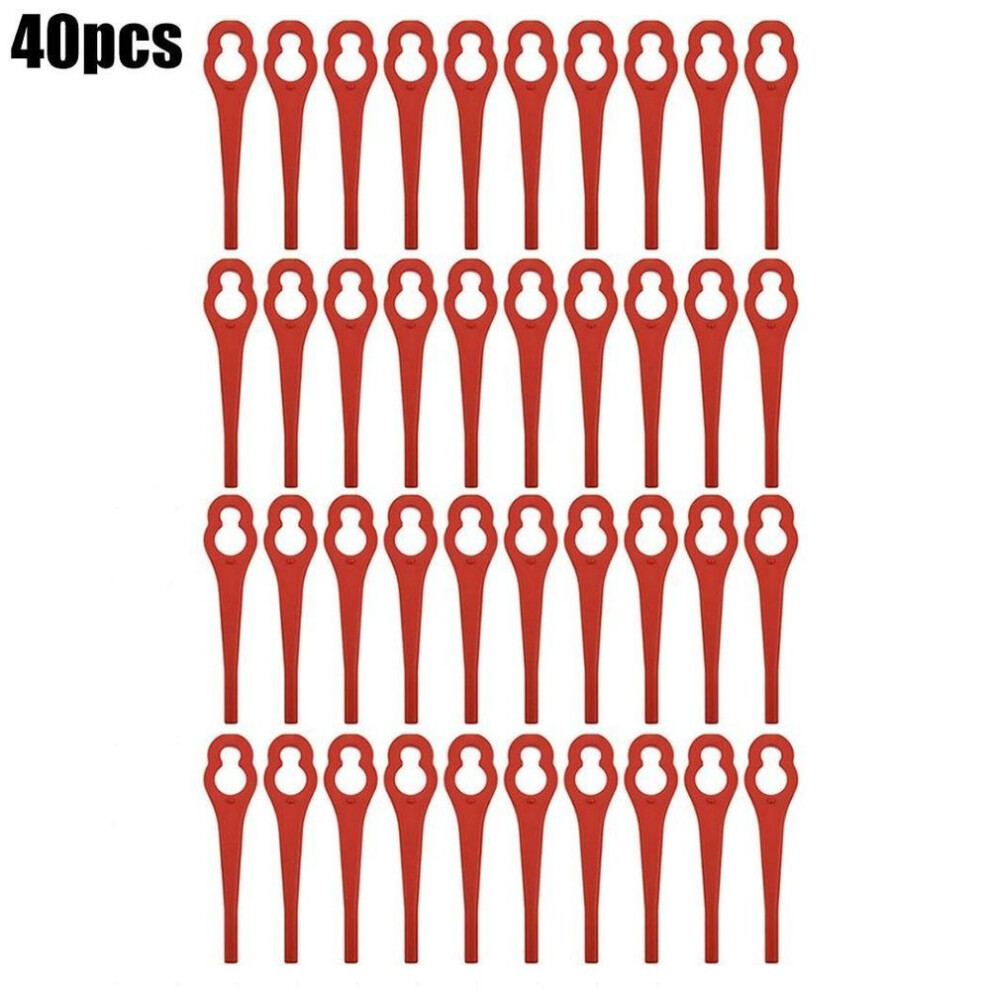 40 For-ferrex-aldi Far 20-1 Grass Trimmer Plastic Blades 97699/2002706/fe220