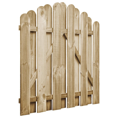 VidaXL vidaXL Gartentor Imprägniertes Kiefernholz 100x100 cm 1