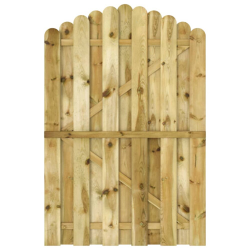 VidaXL vidaXL Gartentor Imprägniertes Kiefernholz 100x150 cm 1