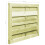 VidaXL vidaXL Gartentor Kiefernholz Imprägniert 100x75 cm Grün 6