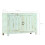 VidaXL (light blue) vidaXL Solid Mango Wood Sideboard 2 Doors Side Cabinet Highboard Cupboard 4