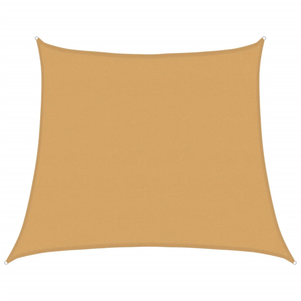 (sand, 4/5 x 4 m) vidaXL Sunshade Sail Shade Canopy Sun Sail Tarp Screen Balcony Awning HDPE