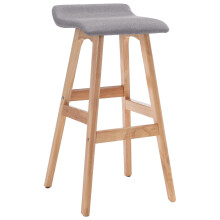 (1 pcs) vidaXL Bar Stool Fabric Adjustable Counter Pub Swiveling Chair