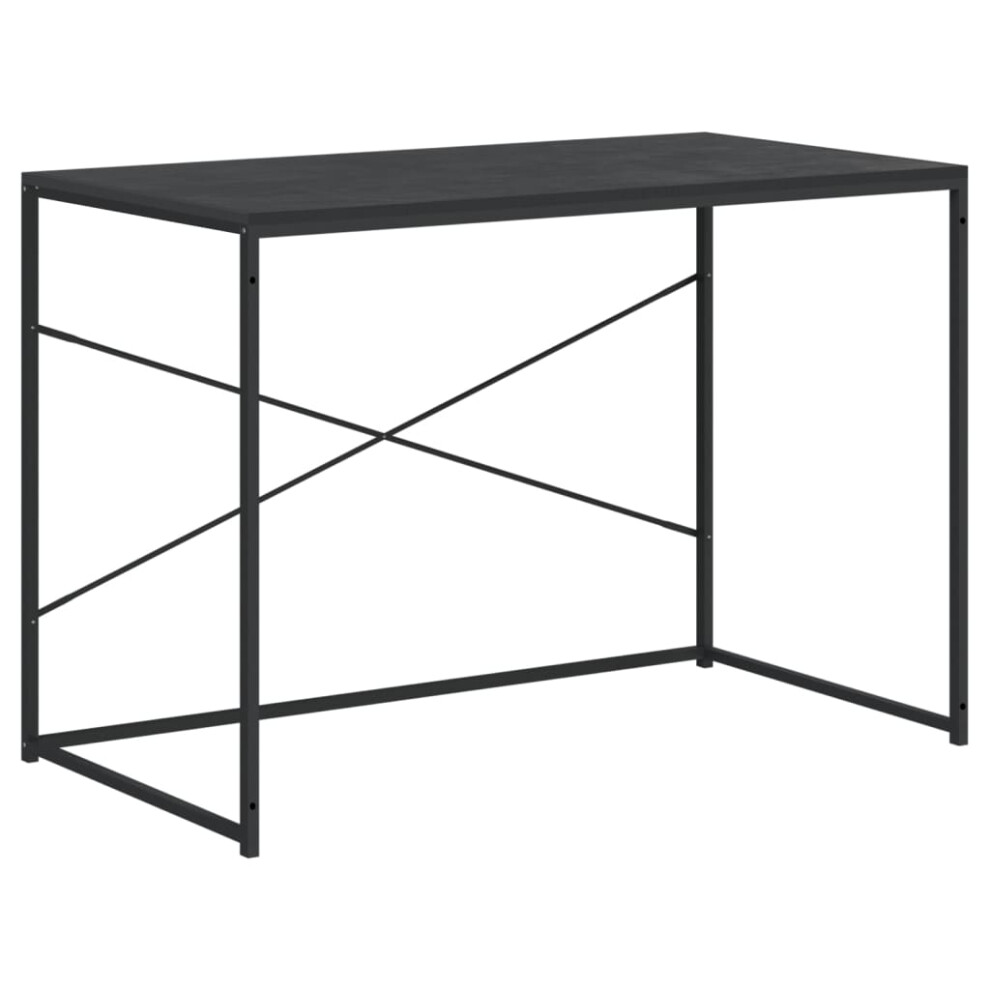 Vidaxl (Black) Computer Desk Chipboard Bedroom Studying Gaming Desk Multi Colours