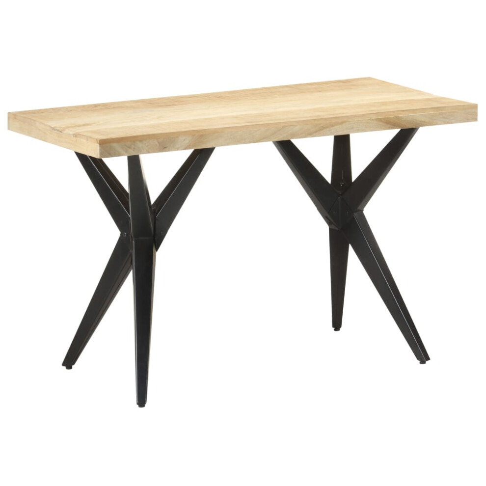Vidaxl (Natural, 120 X 60 X 76 Cm) Dining Table Home Kitchen Dining Room Dinner Table Breakfast Side Table