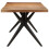 VidaXL (bleached, 200 x 90 x 76 cm) vidaXL Dining Table Home Kitchen Dining Room Dinner Table Breakfast Side Table 3