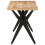 VidaXL (bleached, 120 x 60 x 76 cm) vidaXL Dining Table Home Kitchen Dining Room Dinner Table Breakfast Side Table 2