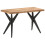 VidaXL (bleached, 120 x 60 x 76 cm) vidaXL Dining Table Home Kitchen Dining Room Dinner Table Breakfast Side Table 1