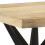 VidaXL (natural, 120 x 60 x 76 cm) vidaXL Dining Table Home Kitchen Dining Room Dinner Table Breakfast Side Table 5