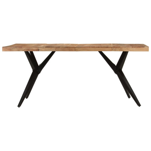 VidaXL (black, 180 x 90 x 77 cm) vidaXL Dining Table Home Kitchen Dining Room Dinner Table Breakfast Side Table 1