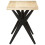 VidaXL (natural, 120 x 60 x 76 cm) vidaXL Dining Table Home Kitchen Dining Room Dinner Table Breakfast Side Table 3