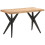 VidaXL (bleached, 120 x 60 x 76 cm) vidaXL Dining Table Home Kitchen Dining Room Dinner Table Breakfast Side Table 8