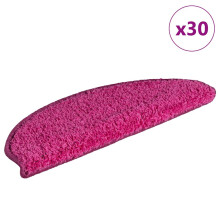 (pink, 65 x 21 x 4 cm) vidaXL Stair Mats Home Decorative Stair Step Rug Carpet Protector Tread Mat