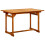 VidaXL (Rectangular, 4 piece) vidaXL Solid Wood Acacia Garden Dining Set Table 5/7 Piece Oval/Rectangular 6