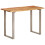VidaXL (silver, 110 x 50 x 76 cm table) vidaXL Dining Table Kitchen Dining Room Side Dinner Table Solid Wood Acacia 11