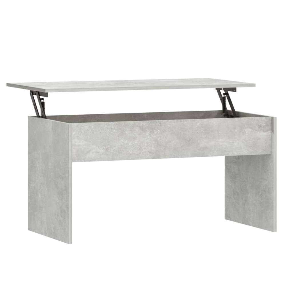Vidaxl (Concrete Grey) Coffee Table Engineered Wood Couch Centre Accent Table Multi Colours