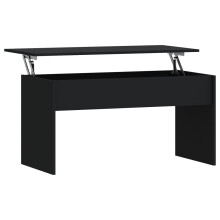 (black) vidaXL Coffee Table Engineered Wood Couch Centre Accent Table Multi Colours
