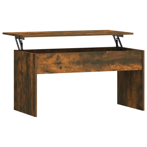 VidaXL (smoked oak) vidaXL Coffee Table Engineered Wood Couch Centre Accent Table Multi Colours 1