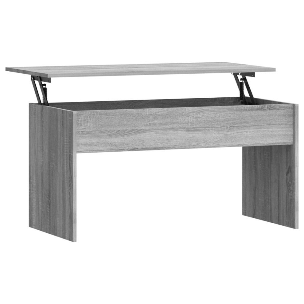 Vidaxl (Grey Sonoma) Coffee Table Engineered Wood Couch Centre Accent Table Multi Colours