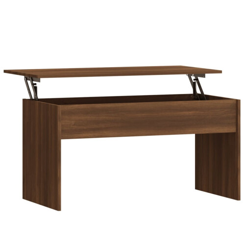 VidaXL (brown oak) vidaXL Coffee Table Engineered Wood Couch Centre Accent Table Multi Colours 1