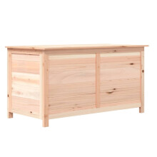 (natural, 100 x 50 x 56 cm) vidaXL Solid Wood Fir Outdoor Cushion Box Garden Storage Multi Colours/Sizes