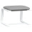 VidaXL vidaXL Fußhocker Hellgrau 51x41x40 cm Stoff 1