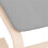 VidaXL vidaXL Fußhocker Hellgrau 51x41x40 cm Stoff 7