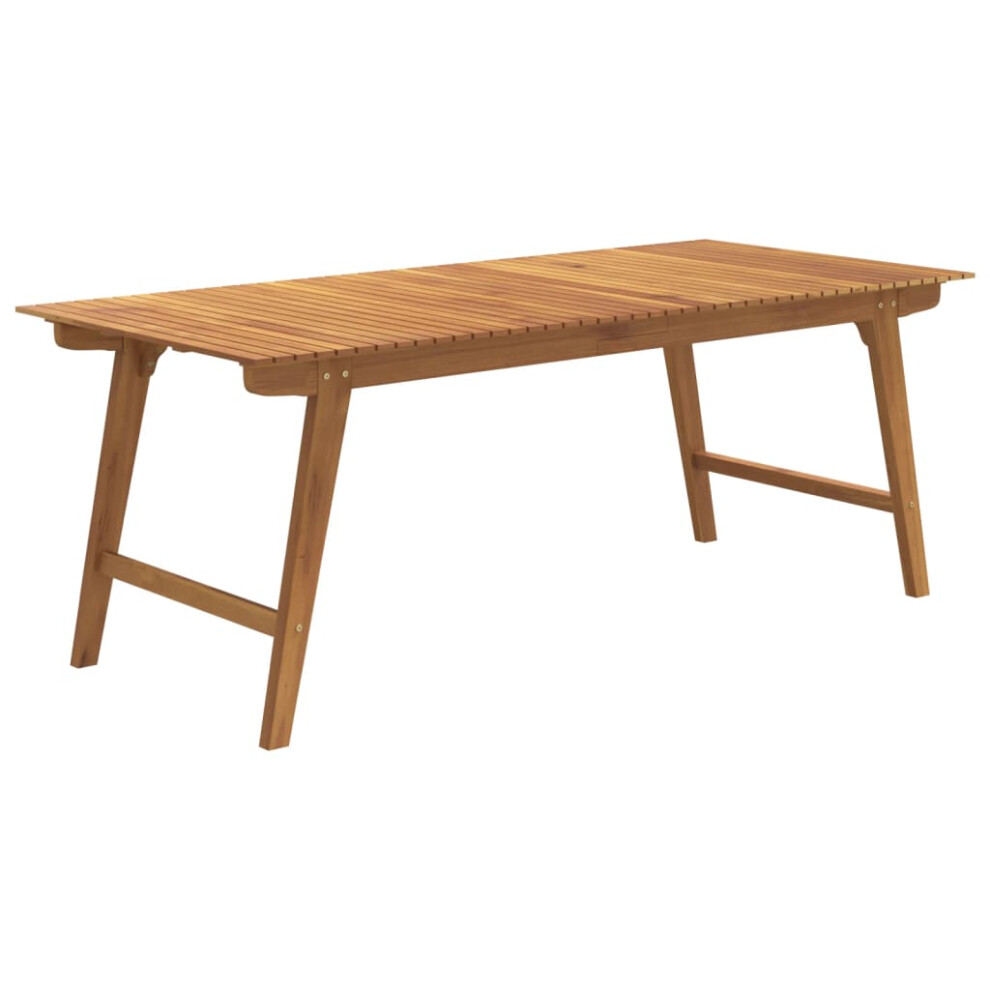Vidaxl (200 X 90 X 75 Cm) Garden Table Outdoor Table Patio Dining Coffee Table Solid Wood Acacia