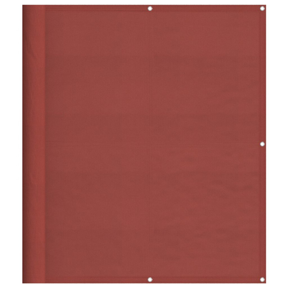 Vidaxl (Terracotta, 120 X 1000 Cm) Balcony Screen Outdoor Privacy Screen Fence Patio Screen Oxford Fabric