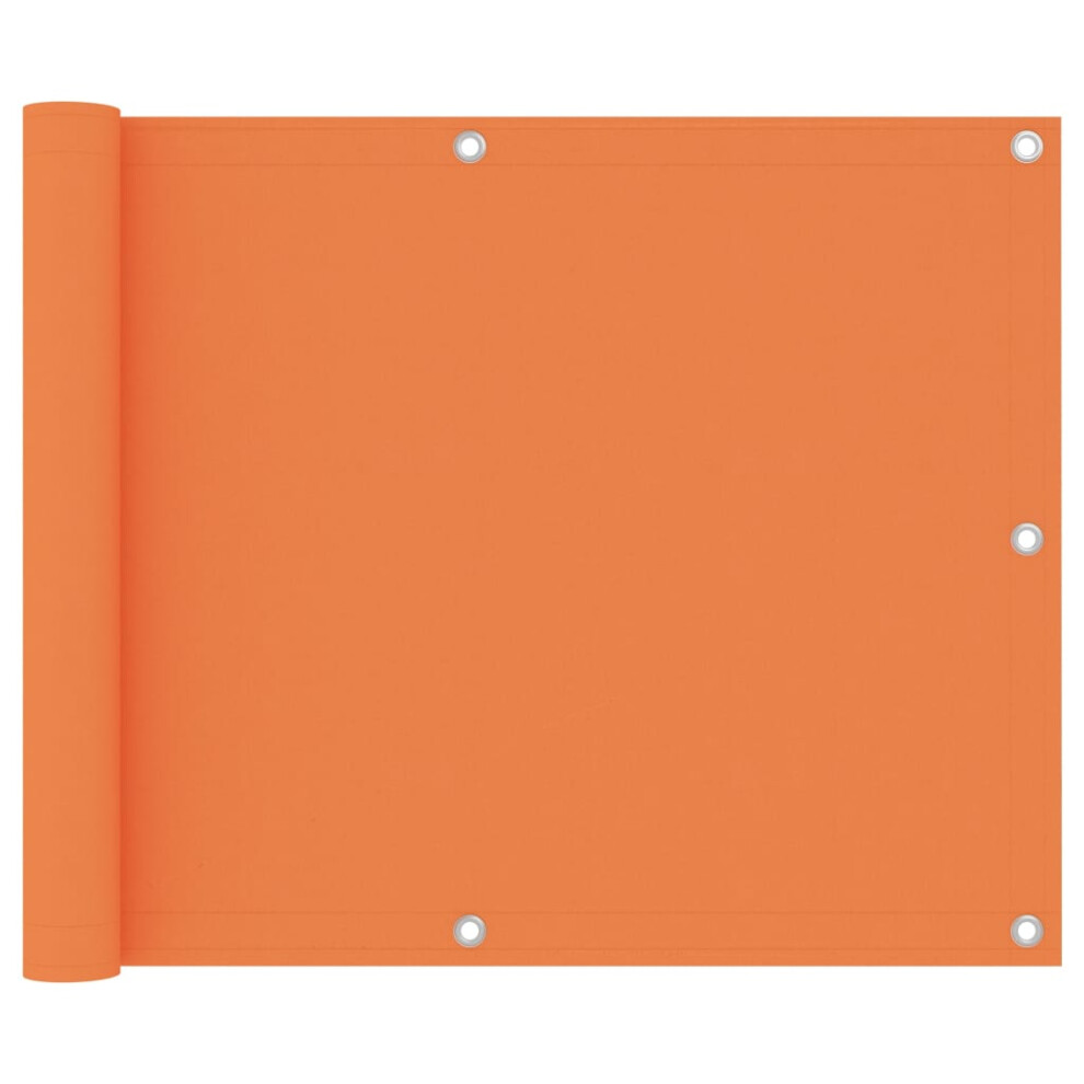 Vidaxl (, 75 X 400 Cm) Balcony Screen Outdoor Privacy Screen Fence Patio Screen Oxford Fabric Orange