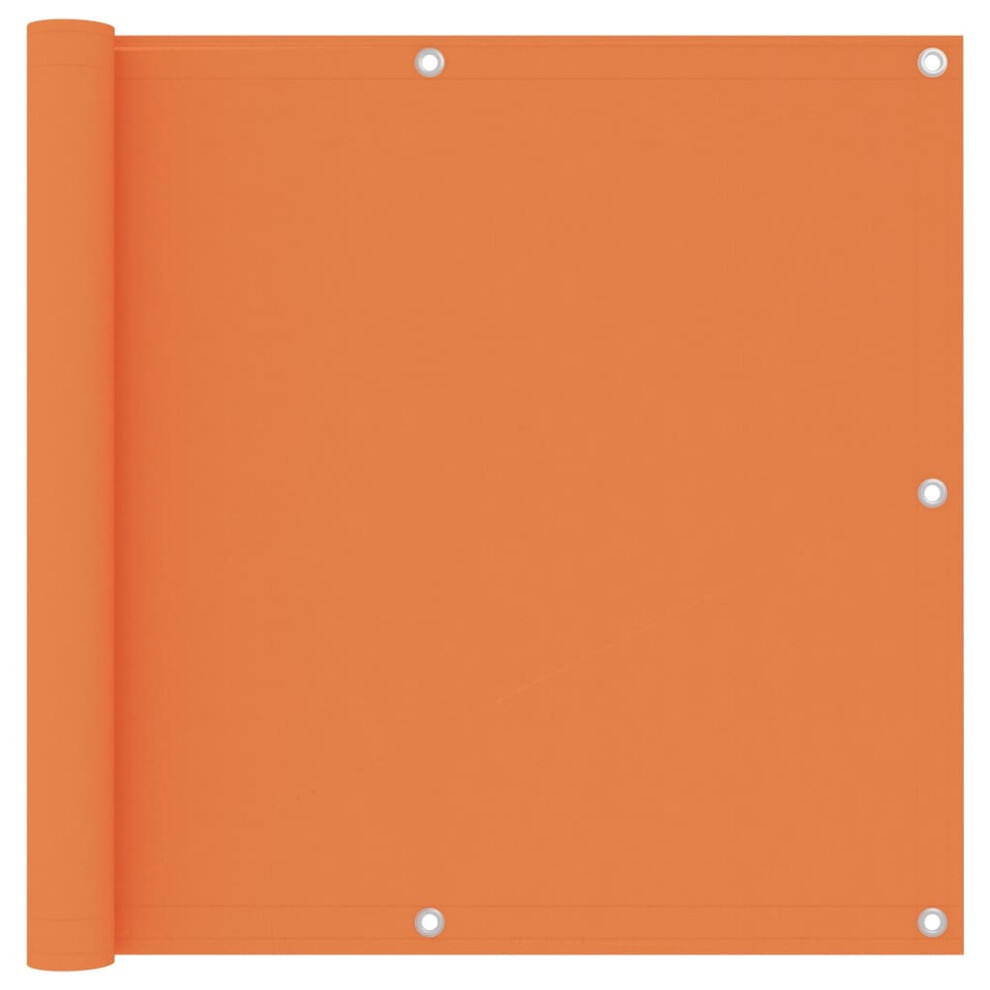 Vidaxl (Orange, 90 X 600 Cm) Balcony Screen Outdoor Privacy Screen Fence Patio Screen Oxford Fabric