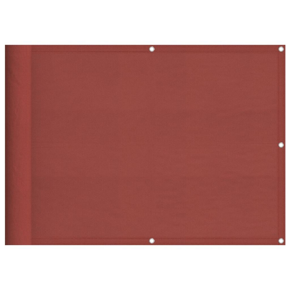 Vidaxl (Terracotta, 75 X 800 Cm) Balcony Screen Outdoor Privacy Screen Fence Patio Screen Oxford Fabric