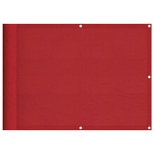 (red, 75 x 700 cm) vidaXL Balcony Screen Outdoor Privacy Screen Fence Patio Screen Oxford Fabric