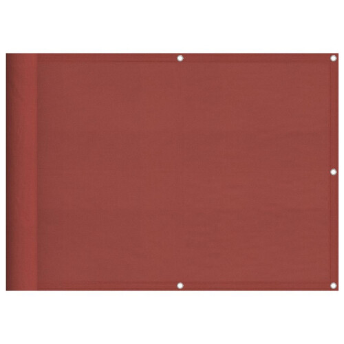 VidaXL vidaXL Balkon-Sichtschutz Terrakotta 75x800 cm 100 % Polyester-Oxford 1