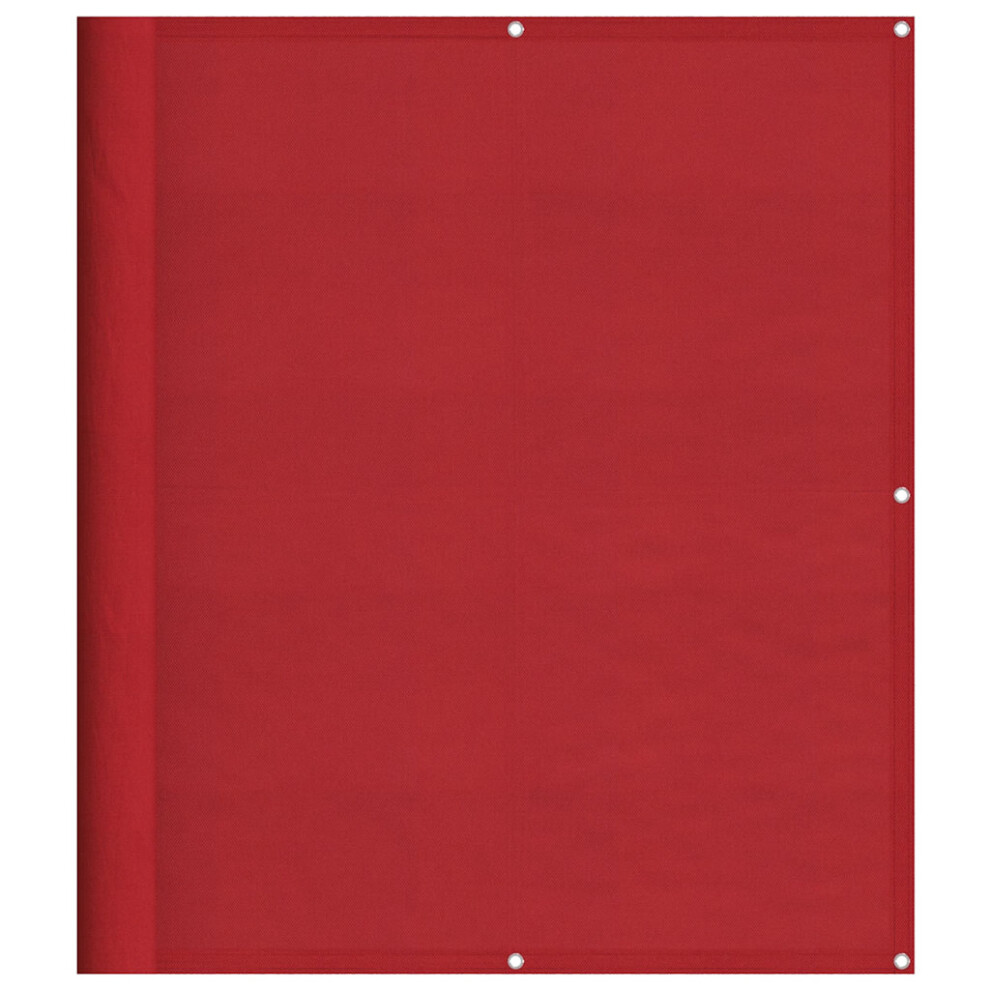 Vidaxl (Red, 120 X 800 Cm) Balcony Screen Outdoor Privacy Screen Fence Patio Screen Oxford Fabric